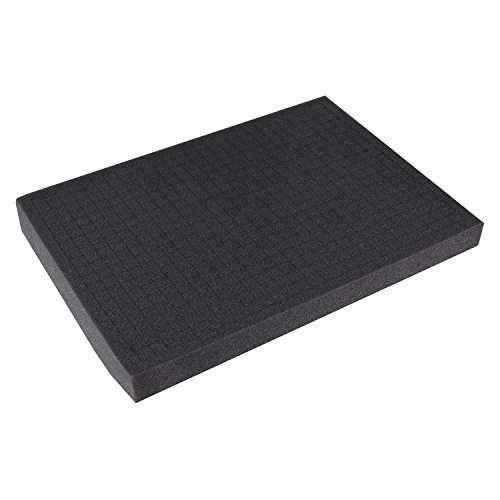 HMF 1458-30 Espuma Personalizable Precortada, Inserciones de Espuma para Cajas, 345 x 275 mm, Tabletop, Altura: 30 mm