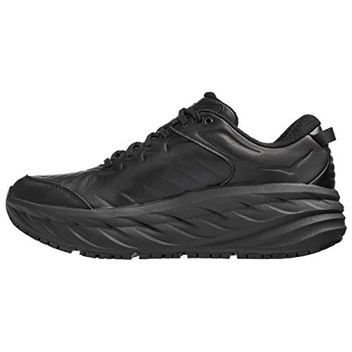 HOKA ONE ONE Men's Bondi SR Running Shoe (Black/Black, Numeric_10)