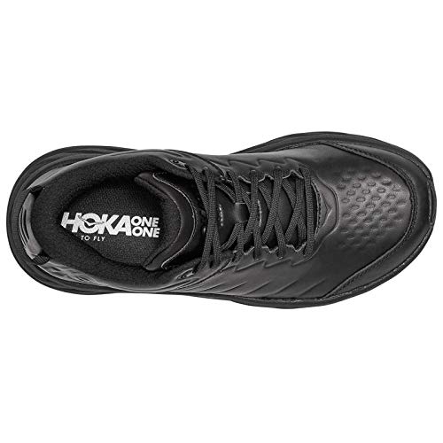 HOKA ONE ONE Men's Bondi SR Running Shoe (Black/Black, Numeric_10)