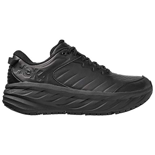 HOKA ONE ONE Men's Bondi SR Running Shoe (Black/Black, Numeric_10)