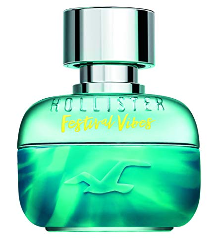 Hollister Festival Vibes - Eau de Toilette para él, y gel de baño para el cabello y el cuerpo