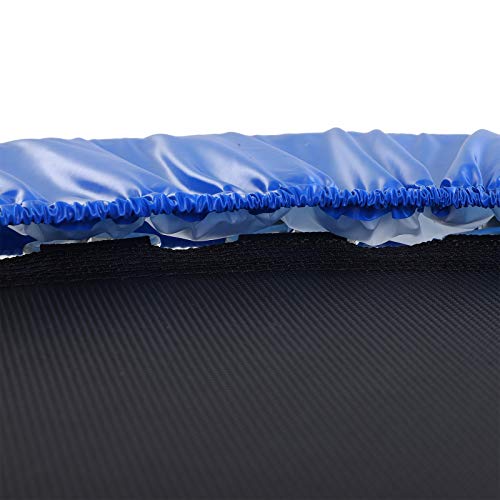 HOMCOM Cama Elástica Trampolín con diámetro 81/96/114cm y Muelles Resistentes hasta 100kg Color Azul Oscuro (S-Φ81 x 22,5cm)