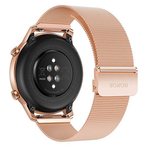 HONOR Smartwatch Magic Watch 2 42mm (hasta 2 Semanas de Batería, Pantalla Táctil AMOLED de 1.2", GPS, 15 Modos Deportivos, Llamadas Bluetooth) para Hombre Mujer, Sakura Gold