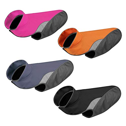 Hopereo Perro de Mascota Impermeable a Prueba de Viento Impermeable Perro Ropa Impermeable Reflejar Seguridad del Animal doméstico Caminando Capa de Lluvia del Poncho, Verde Claro, 2XL