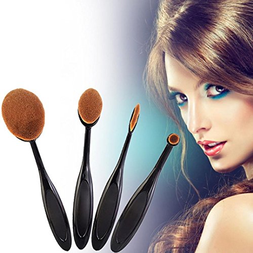 Hosaire El Corrector de Color 15 + Sombra de Ojos Cepillo + Esponja Maquillaje Fundación Puff