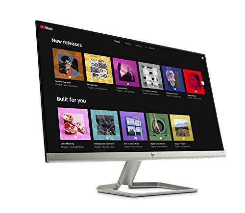 HP 27fwa - Monitor Full HD de 27" (1920 x 1080, panel IPS LED, 16:9, HDMI 1.4, 5 ms, 60 Hz, AMD FreeSync, Altavoces incorporados), Color Blanco