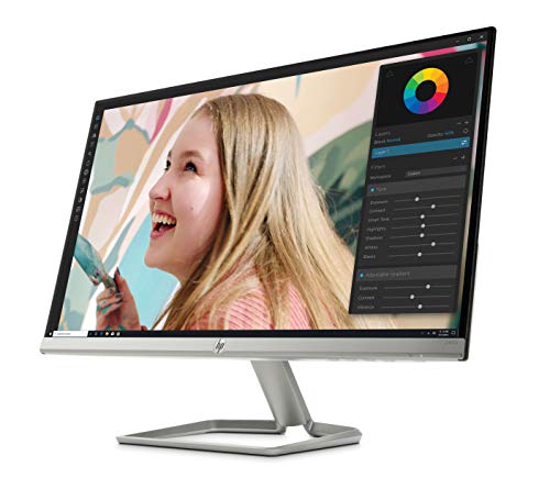 HP 27fwa - Monitor Full HD de 27" (1920 x 1080, panel IPS LED, 16:9, HDMI 1.4, 5 ms, 60 Hz, AMD FreeSync, Altavoces incorporados), Color Blanco