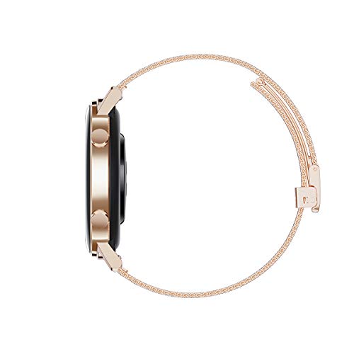 Huawei Watch GT 2 Elegant - Smartwatch con Caja de 42 mm, Hasta 1 Semana de Batería, Pantalla táctil AMOLED 1.2", GPS, 15 Modos Deportivos, Pantalla 3D de Cristal, monitorización cardíaca, Dorado