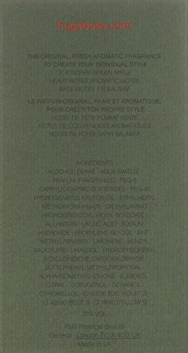 Hugo Boss, Agua de colonia para hombres - 75 gr.