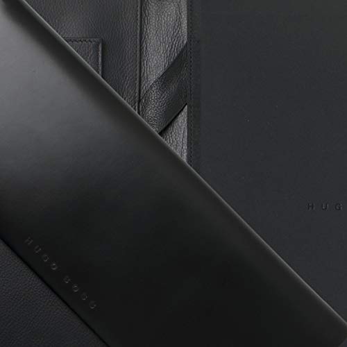 Hugo Boss hlf701 a Caption maletín A4 contraste negro