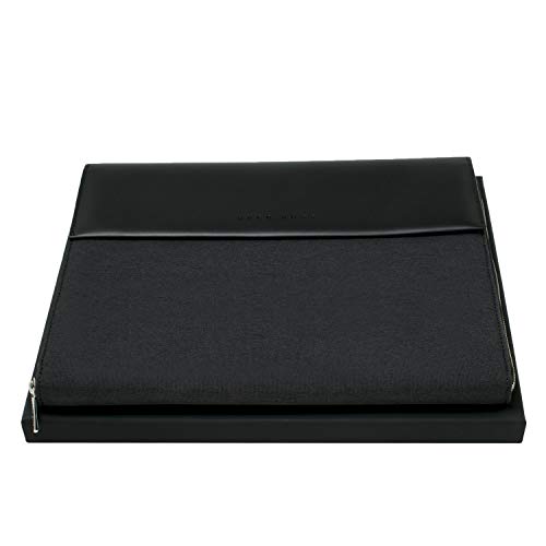 Hugo Boss htf705j Advance maletín A4 en tejido gris oscuro