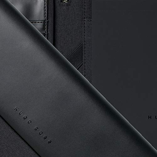 Hugo Boss htf705j Advance maletín A4 en tejido gris oscuro
