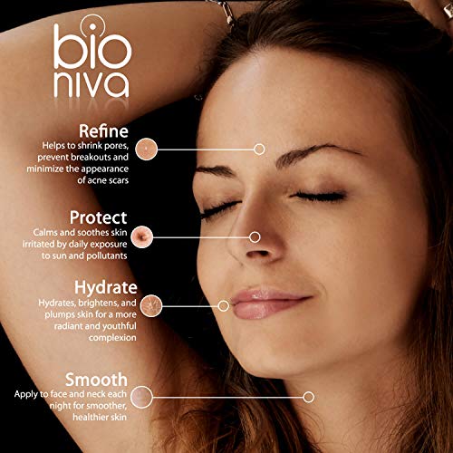 Hyaluron Face Lift Night Cream - Crema antiarrugas de cuidado facial antienvejecimiento con ingredientes veganos e naturales, como péptidos, ácido hialurónico, CoQ10, AHA, ácido glicólico y aloe 50ml