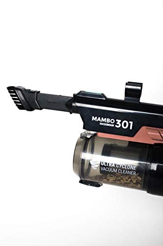 IKOHS MAMBO VG301 - Aspiradora vertical sin Cable 3 en 1, Aspirador escoba y de mano sin bolsa, portátil para hogar, con Filtro HEPA, Batería 25,9V, deposito con 600ml, multifuncional, muy silencioso