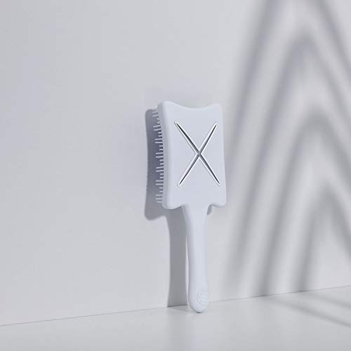 ikoo Paddle X Pops - Cepillo de viaje plano, todo tipo de cabello. Desenreda y masajea. La ventilación anti estrés asegura un secado fácil y rápido. Ergonómico y vegano.