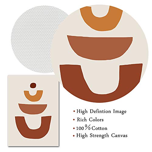 Ilustración de sol Pintura de lienzo abstracta de mediados de siglo Rayas en blanco y negro Impresión geométrica Decoración del hogar 50X70cm