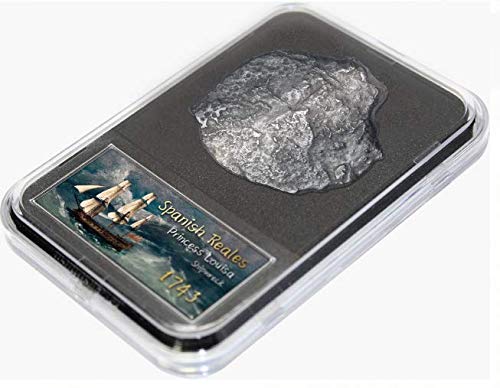 IMPACTO COLECCIONABLES Monedas de España - Monedas Antiguas - Colección Monedas - Naufragio del Galeón “Princess Louisa” Real Español de Plata 1743