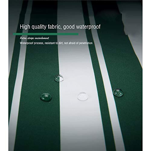 Impermeable capa de calidad de salón profesional, material ripstop ligero y protección de larga duración. Adecuado para peluquerías y salones de belleza, de larga duración y profesional. (Verde)