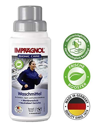 Imprägnol Detergente Ropa Bionic: Limpieza Profesional en Líquido para la Ropa para Todos Climas - Sin PFC, 250ml