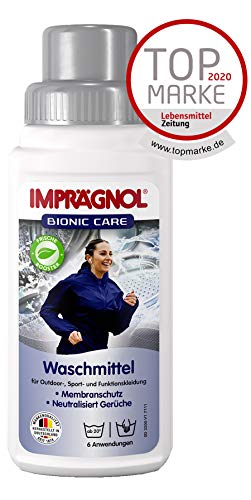 Imprägnol Detergente Ropa Bionic: Limpieza Profesional en Líquido para la Ropa para Todos Climas - Sin PFC, 250ml