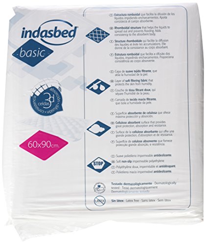 Indasbed Basic Protector Cama, 60 x 90 cm - 20 Protectores