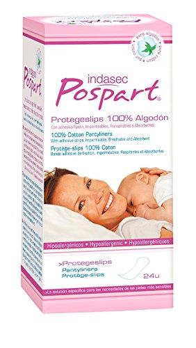 Indasec Postpart Protegeslips 100% Algodón - 60 gr