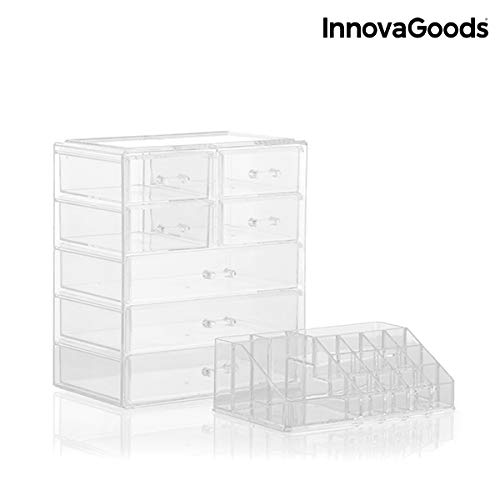 InnovaGoods Organizador de Maquillaje Acrílico - 1 Unidad
