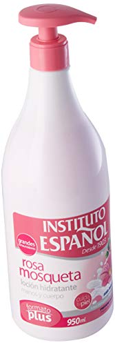 Instituto Español, Loción Hidratante Rosa Mosqueta - Dosificador, 950 ml