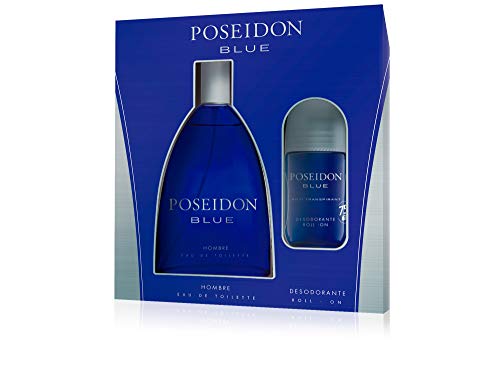 Instituto Español Pack Perfume Hombre - Poseidon Blue - EDT 150 ml y Desodorante