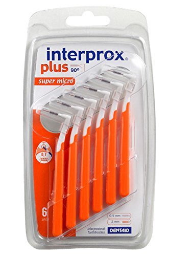 Interprox plus Cepillos interdentales naranja super micro 3 x 6 piezas