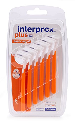 Interprox Plus Orange 0.7mm Super Micro Interdental Brush by Interprox