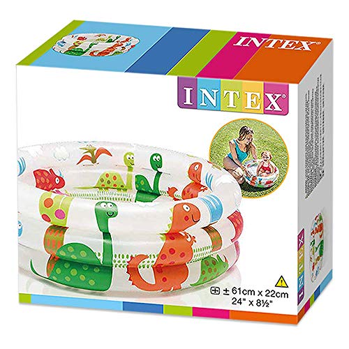 Intex 57106NP - Piscina hinchable colores con base hinchable 61 x 22 cm, 33 litros, 1 unidad [modelos surtidos]