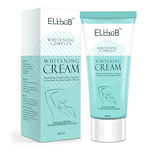 Intimate Skin Lightening Cream for Body, Bikini and Sensitive Areas - Skin Whitening Cream Contains Hydrolyzed collagen, Glycerol, Nano Titanium Dioxide 60ml / 2 oz (60 ml)