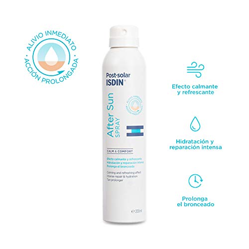 Isdin After Sun Spray, Efecto calmante y refrescante, hidratación y reparación intensa - 200 ml