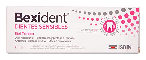Isdin Bexident Dientes Sensibles Gel Tópico, Solución rápida y prolongada para la hipersensibilidad dental 1 x 50 ml