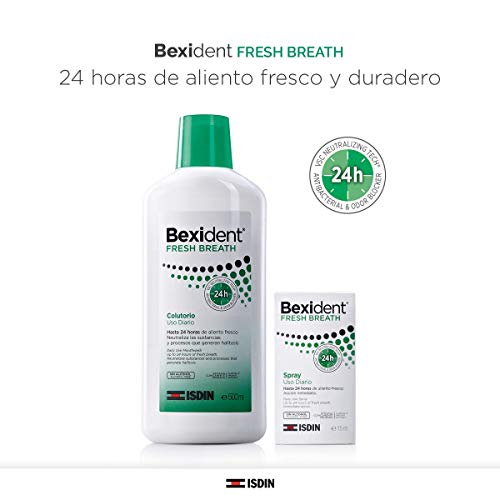 Isdin Bexident Fresh Breath Colutorio Uso Diario, Enjuague Bucal para un Aliento Fresco y Duradero 1 x 500 ml