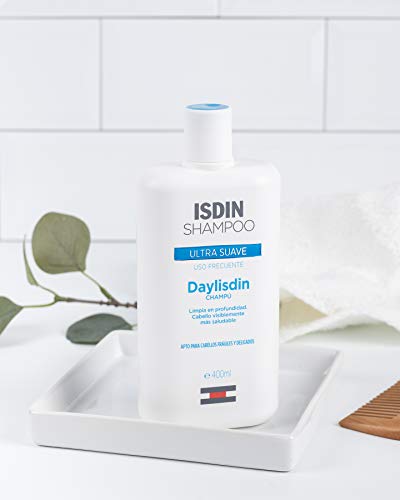 Isdin Daylisdin Champú - Fórmula Suave para el uso diario para todo tipo de cabellos, incluso frágiles y delicados 1x 400ml