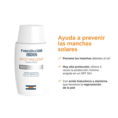 ISDIN Foto Ultra 100 Spot Prevent Fotoprotector Facial Fluido (SPF 50+) - 50 ml.