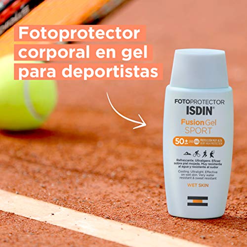 ISDIN - Fotoprotector Fusion Gel SPORT SPF 50+ - Protector solar Corporal, 100 ml