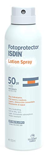 ISDIN Fotoprotector Lotion Spray SPF 50 | Alta Sensación Hidratante, Rápida Absorción | 250ml