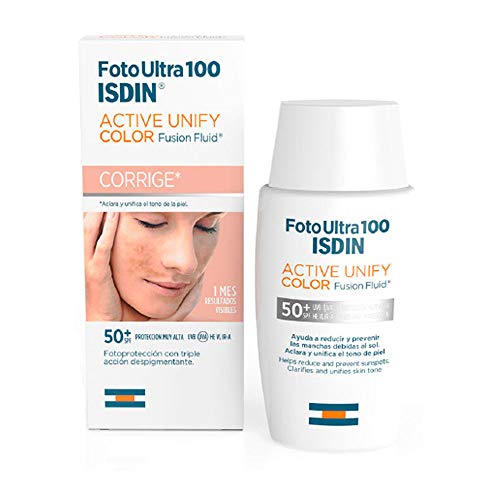 Isdin FotoUltra 100 Active Unify Color Fusion Fluid SPF 50+ 50ml Líquido de fusión de color