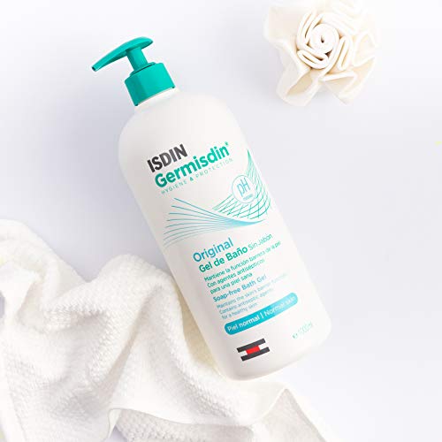 ISDIN Germisdin Original Higiene corporal y manos, gel de baño formulado con agentes antisépticos, 1000 ml