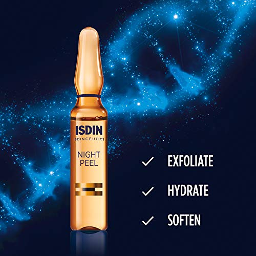Isdin Isdinceutics Tratamiento Antimanchas Pigment Expert + Night peel | Serum Corrector Despigmentante Facial y Peeling Exfoliante de Noche Monodosis 10 + 10 x 2ml. (690015174)
