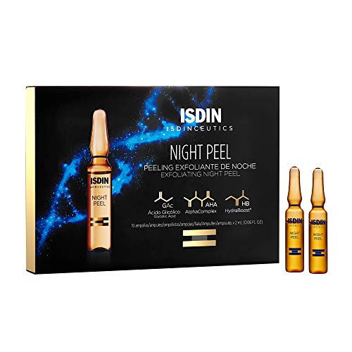 Isdin Isdinceutics Tratamiento Antimanchas Pigment Expert + Night peel | Serum Corrector Despigmentante Facial y Peeling Exfoliante de Noche Monodosis 10 + 10 x 2ml. (690015174)