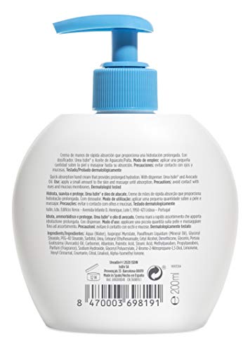 ISDIN Ureadin Crema De Manos Con Dosificador - 200 ml.