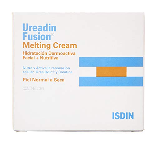 Isdin Ureadin Fusion Melting Cream Facial, Crema Facial que Ayuda a Renovar y Nutrir tu piel, 50ml