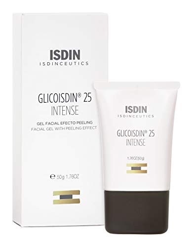 Isdinceutics Glicoisdin 25 Intense, Gel Facial Efecto Peeling Con Ácido Glicólico, 50 ml