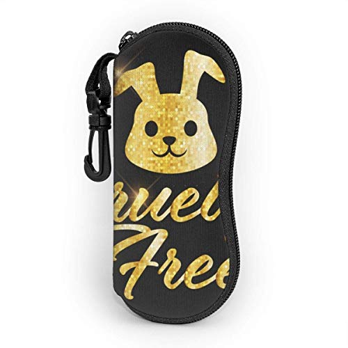 IUBBKI Estuche blando para gafas de sol Neopreno ultraligero ideal para redes sociales, blogs o vlogs (blog de video) Estuche para gafas con cremallera y clip para cinturón