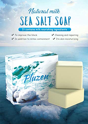 Jabón con sal marina natural y leche de cabra casera. Anti-acné, anti-polvo y anti-puntos negros. Limpia, exfolia e hidrata la piel y el rostro. Para pieles secas y grasosas.