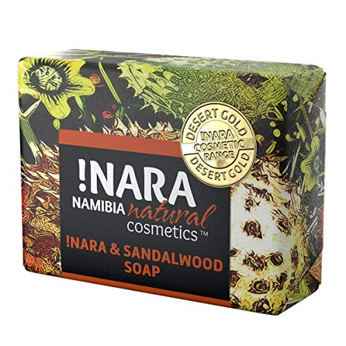 Jabón ecolócigo !Nara con sándalo jabón natural con aceites esenciales suaves para el cuidado diario de la piel facial y corporal. Idóneo para pieles muy sensibles irritadas y propensas al eccema, 80g
